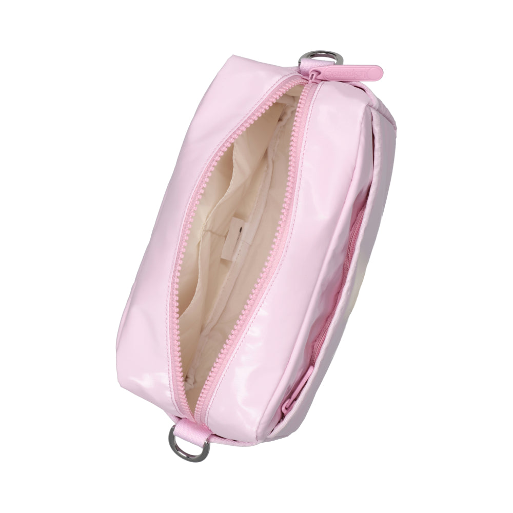 DELUXE CROSSBODY 拉鍊斜背包 - 冰霧粉