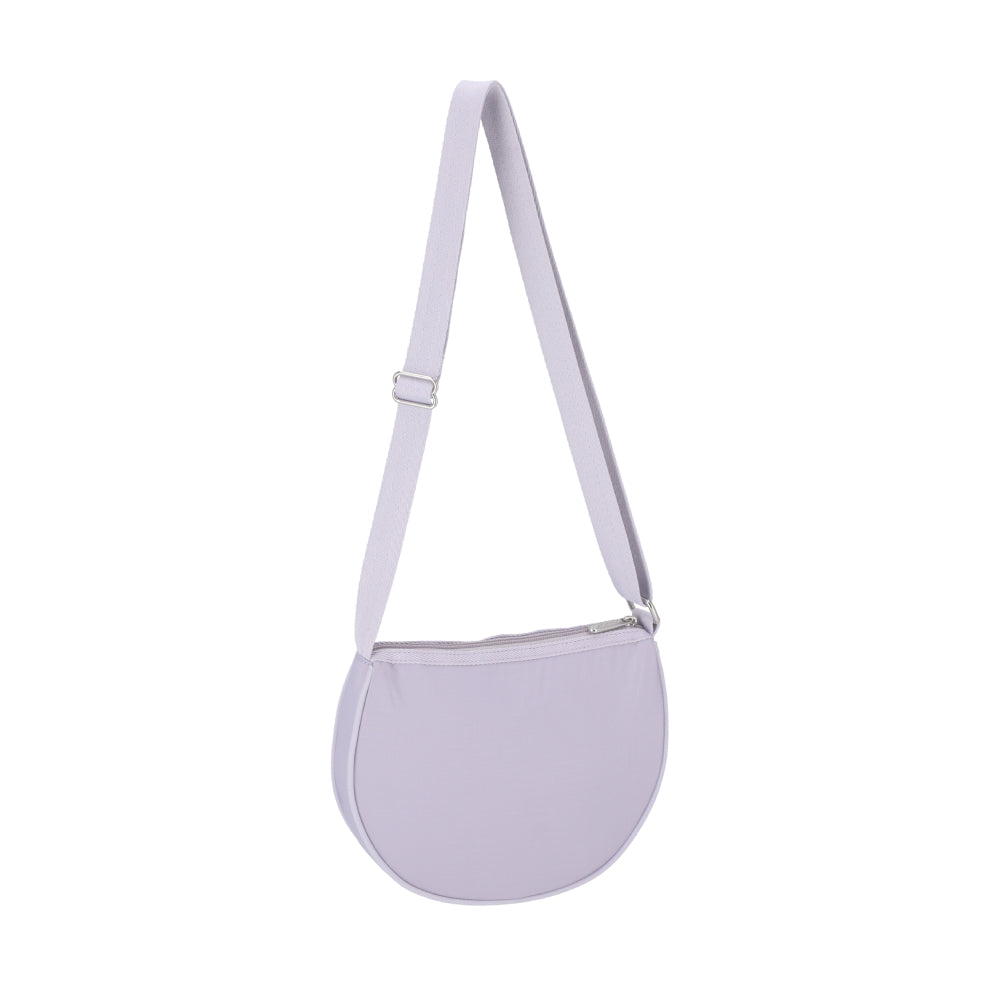 SMALL ROUND CROSSBODY 小型斜背包 - 柔霧紫