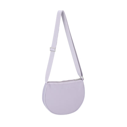 SMALL ROUND CROSSBODY 小型斜背包 - 柔霧紫