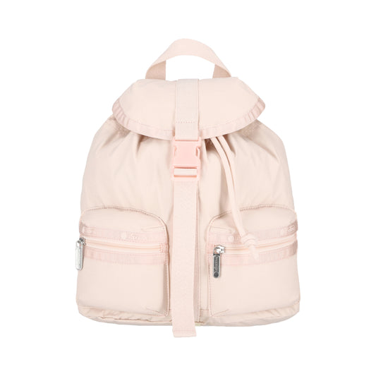 SMALL VOYAGER 小型掀蓋後背包 - 晨曦桃粉