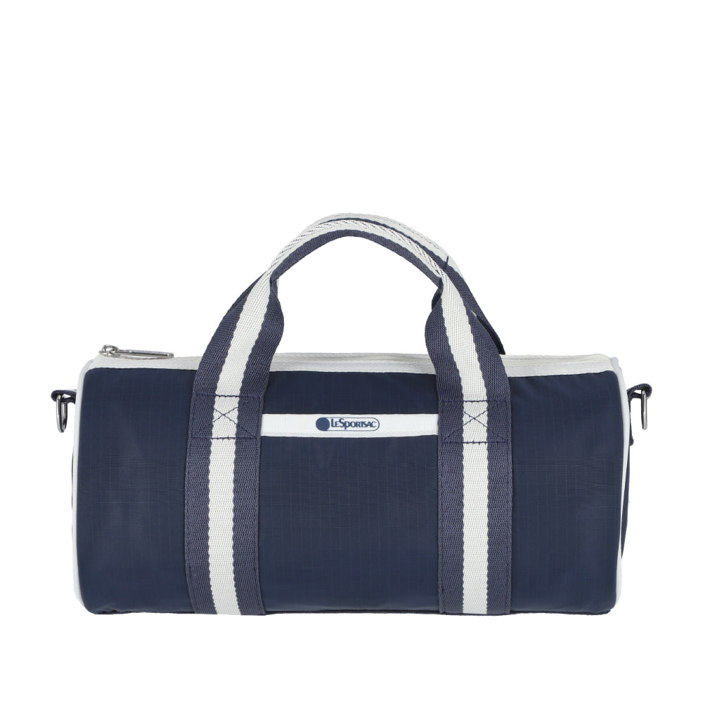 MINI BARREL BAG 迷你圓桶包 - 滾邊深海藍
