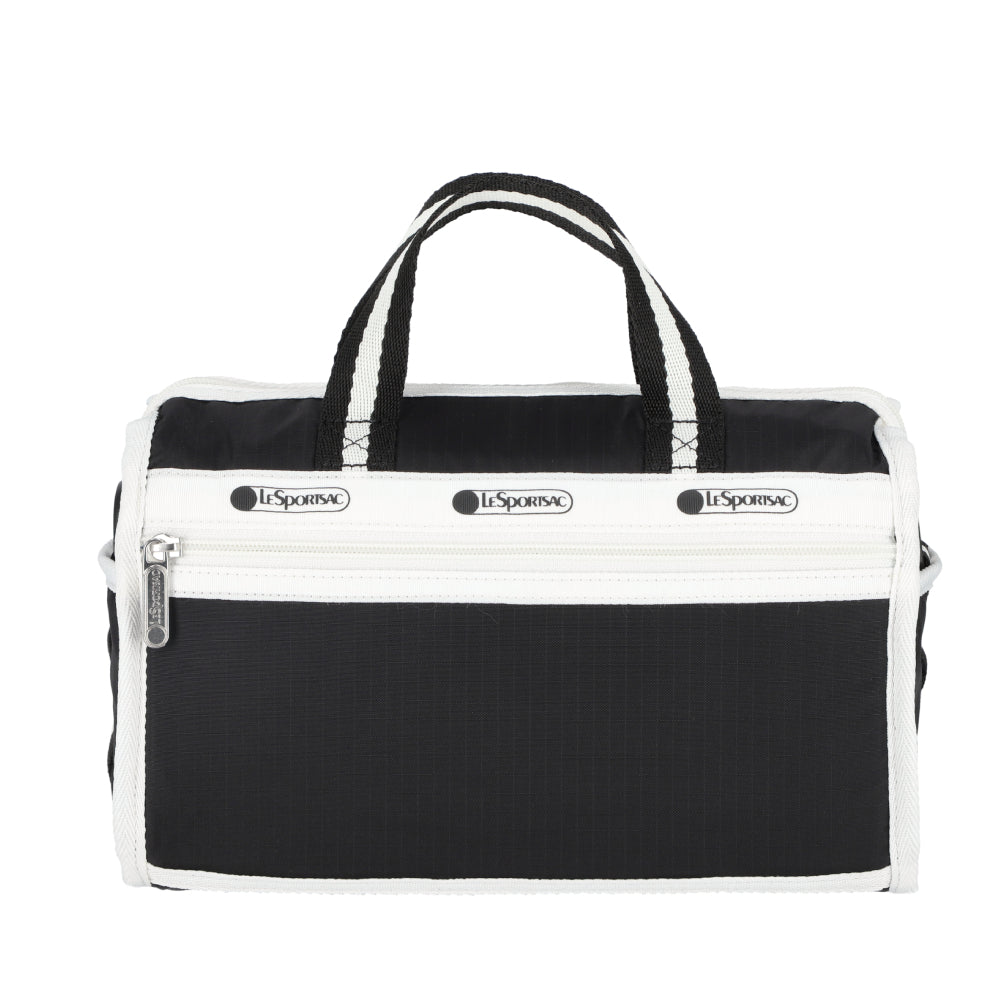 MINI DUFFEL CROSSBODY 迷你筒狀肩背包 - 滾邊夜幕黑