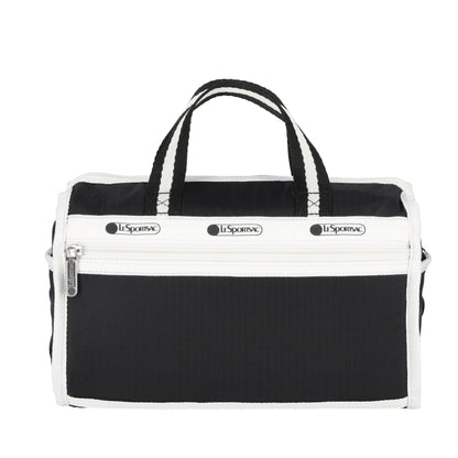 MINI DUFFEL CROSSBODY 迷你筒狀肩背包 - 滾邊夜幕黑