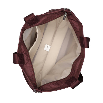 CARRYALL ZIP TOTE 大容量拉鍊托特包 - 深櫻紅