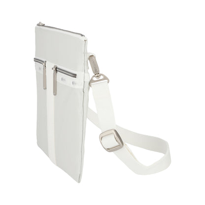 POUCH CROSSBODY 輕便拉鍊斜背包 - 極致白