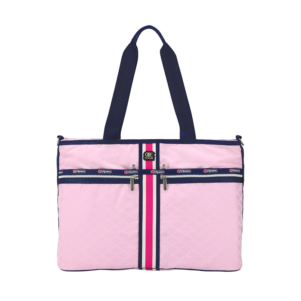 AEC SANVIN TOTE 多夾層設計托特包 - 薰衣草海洋緹花