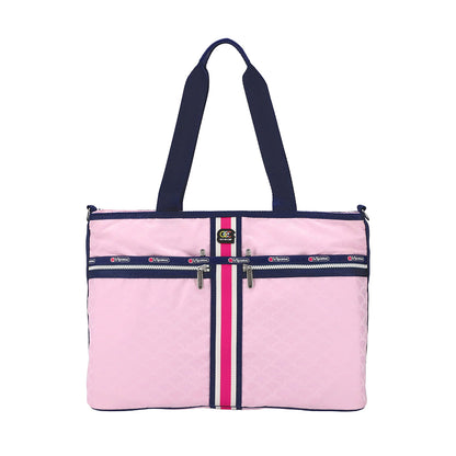 AEC SANVIN TOTE 多夾層設計托特包 - 薰衣草海洋緹花