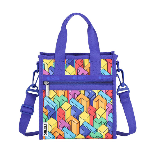 MINI N/S TOTE 迷你方型托特包 - 方塊謎城