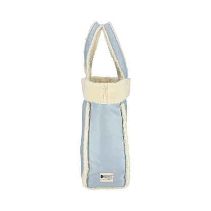 TWO WAY DENIM TOTE 兩用托特包 - 水洗丹寧/羊羔絨