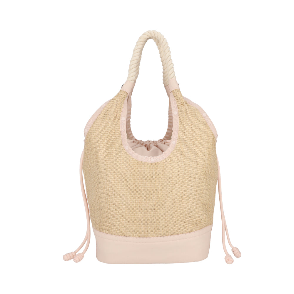 LG DIAMOND TOTE 大型菱格托特包 - 拉菲桃粉