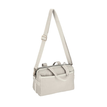 SMALL UPTOWN SATCHEL 小手提袋 - 淺棕灰