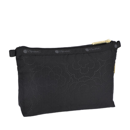 COSMETIC CLUTCH 雙層拉鍊化妝包 - 永恆黑