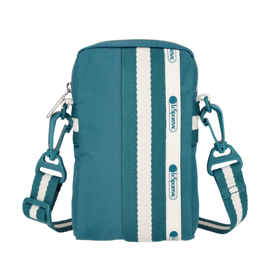 MINI WEB CROSSBODY 隨身小包 - 滾邊青藍