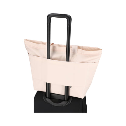 CARLIN ZIP TOP TOTE BAG 簡約兩側拉鍊托特包 - 晨曦桃粉