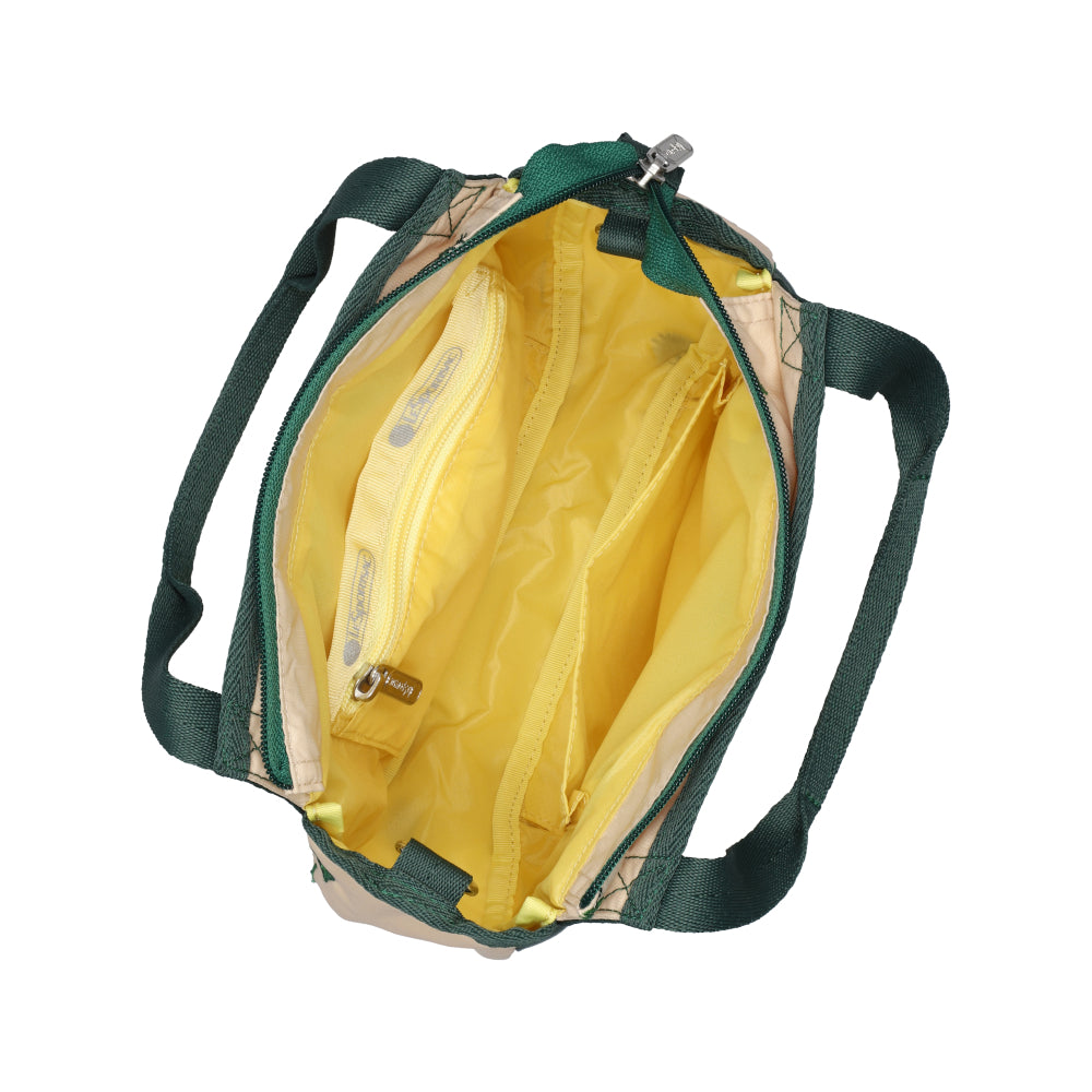 SMALL JENNI 斜背手提兩用包 - 棕櫚風情