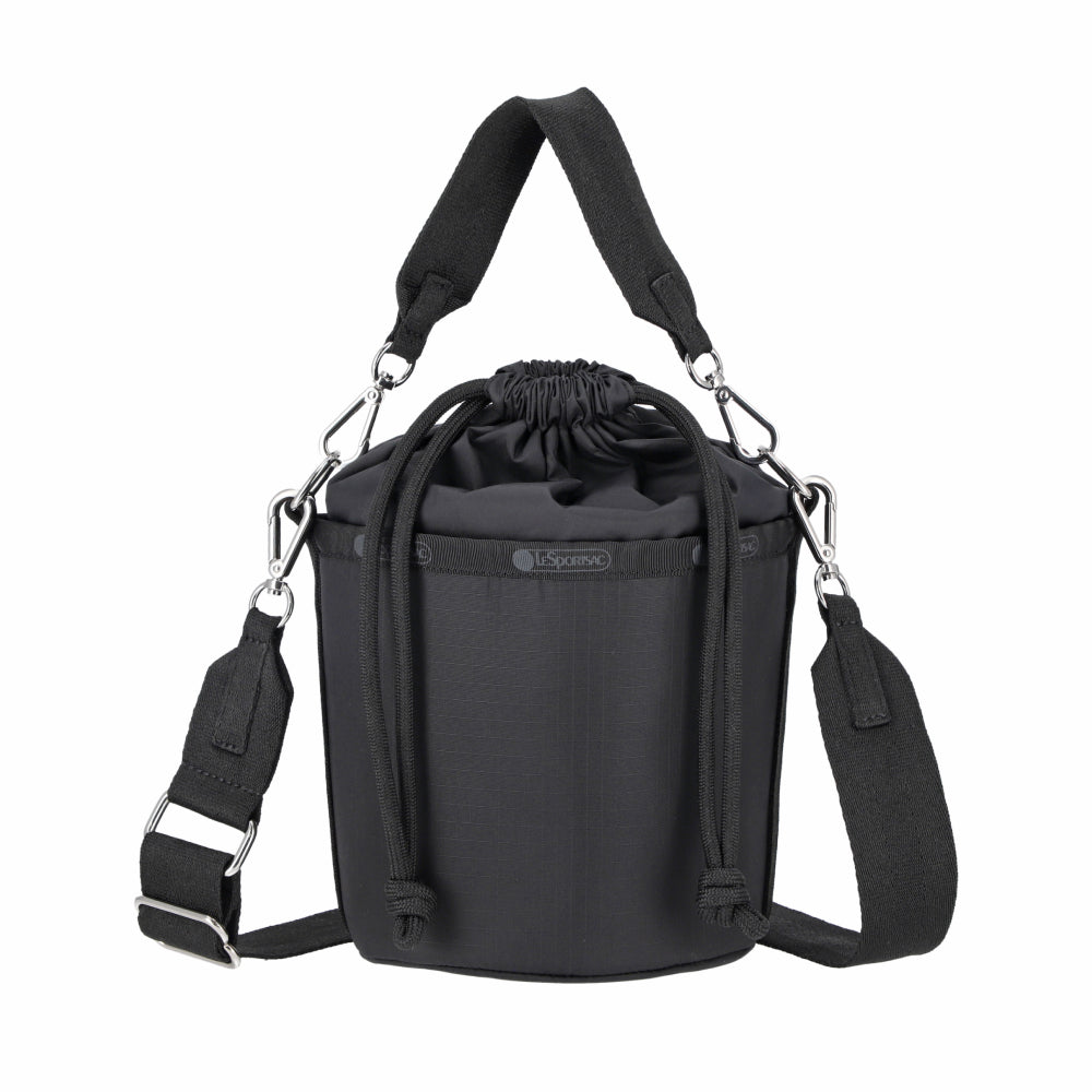 SM DRAWSTRING BUCKET 小型抽繩水桶斜背包 - 永恆黑