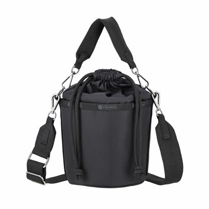 SM DRAWSTRING BUCKET 小型抽繩水桶斜背包 - 永恆黑