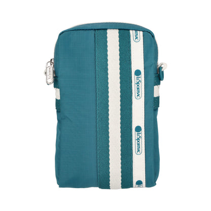 MINI WEB CROSSBODY 隨身小包 - 滾邊青藍