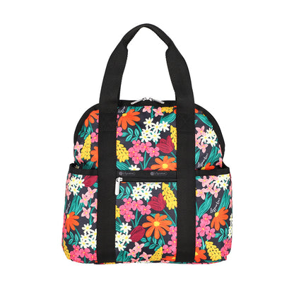 DOUBLE TROUBLE BACKPACK 兩用後背包 - 繽紛花園