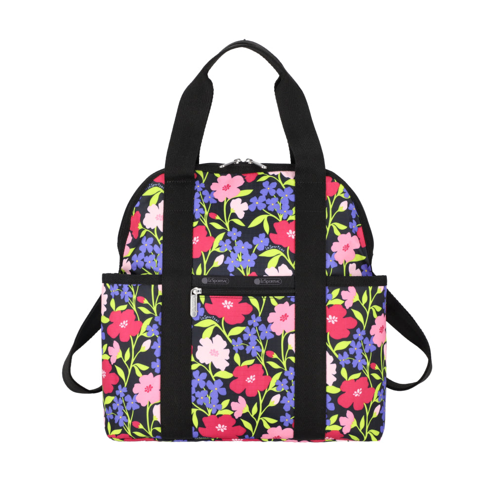 DOUBLE TROUBLE BACKPACK 兩用後背包 - 繽紛花語