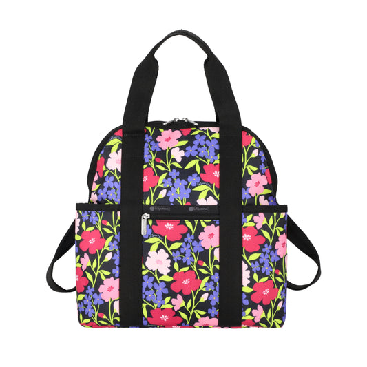 DOUBLE TROUBLE BACKPACK 兩用後背包 - 繽紛花語