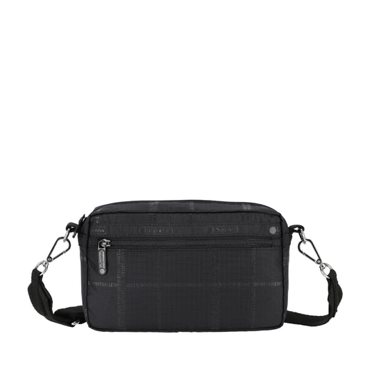 E/W PHONE CROSSBODY 手機斜背包 - 暗影格紋