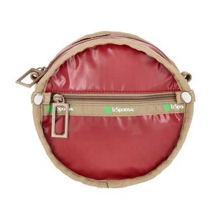 CIRCLE CROSSBODY 圓型肩背包 - 50周年亮酒紅