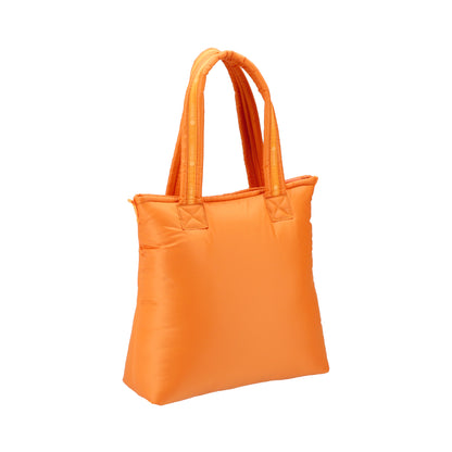 SHEEN MAGAZINE TOTE 微光澤長型托特包 - 豐盛橙果