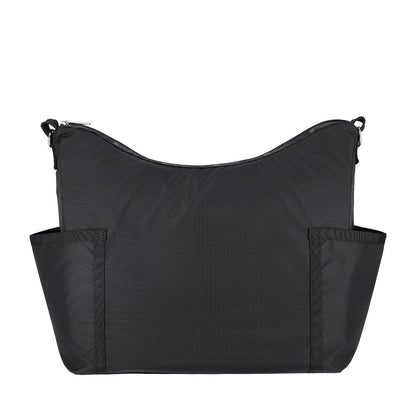 ZIP BUCKET SHOULDER 拉鍊肩背包 - 永恆黑