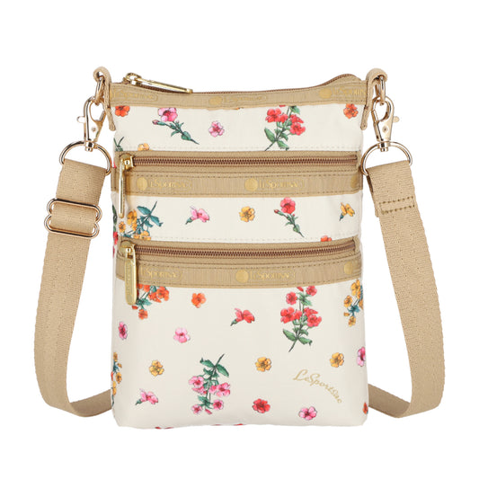 3 ZIP CROSSBODY 三層拉鍊斜背包 - 秘境花園