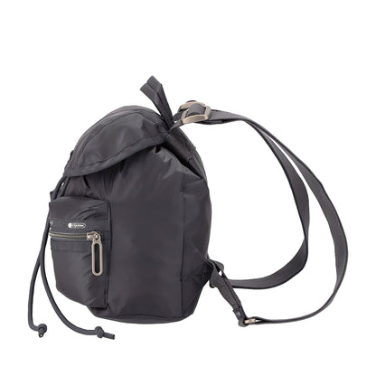 MINI BACKPACK 迷你扣環後背包 - 夜影灰