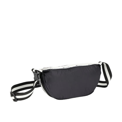 CONV SM SHOULDER BAG 小型半月包 - 滾邊夜幕黑