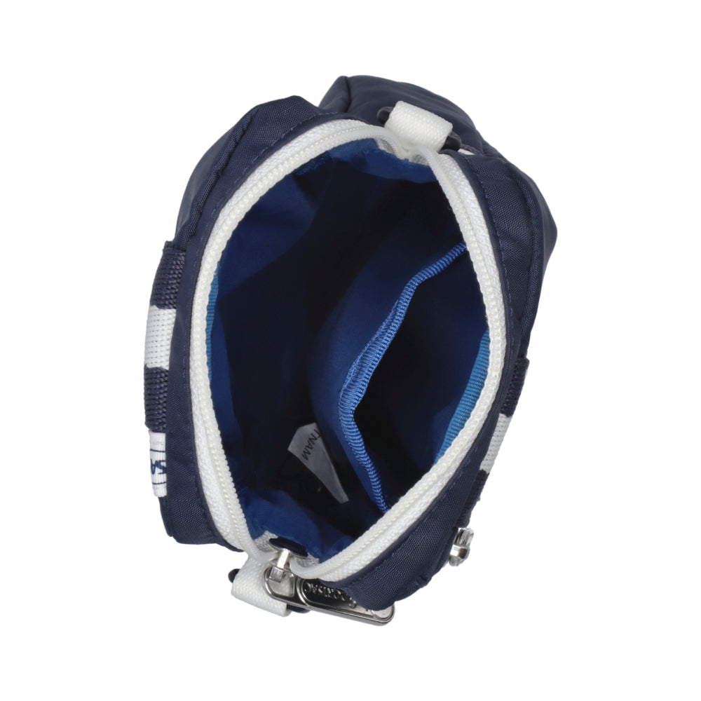MINI WEB CROSSBODY 隨身小包 - 滾邊深海藍
