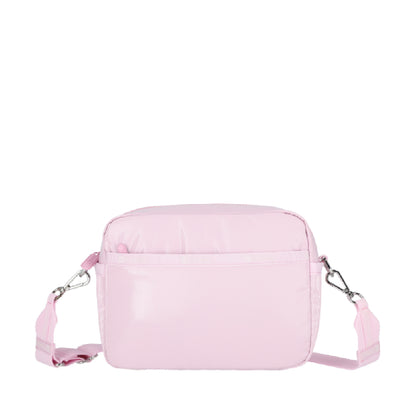 DELUXE CROSSBODY 拉鍊斜背包 - 冰霧粉