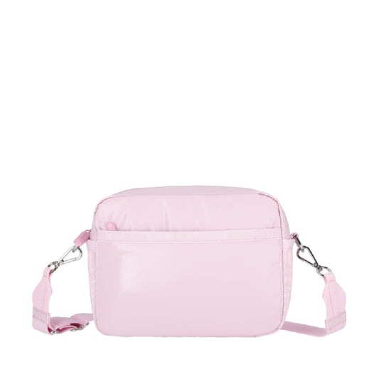 DELUXE CROSSBODY 拉鍊斜背包 - 冰霧粉