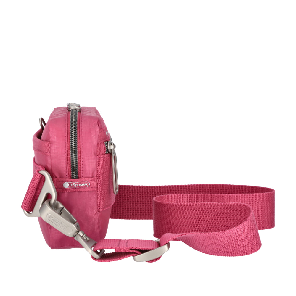 ESSENTIAL RECT XBODY 長型斜背包 - 山茶玫紅