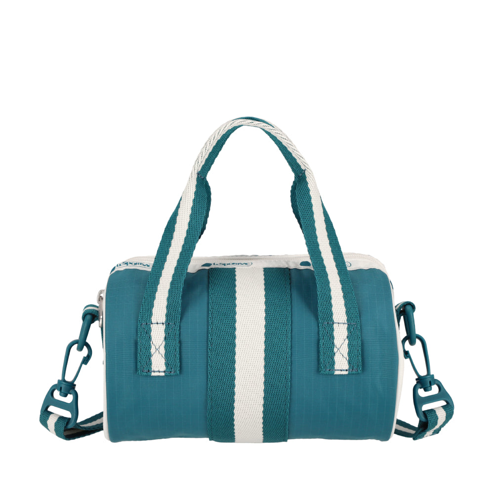 MINI ROLL BAG 迷你圓桶包 - 滾邊青藍