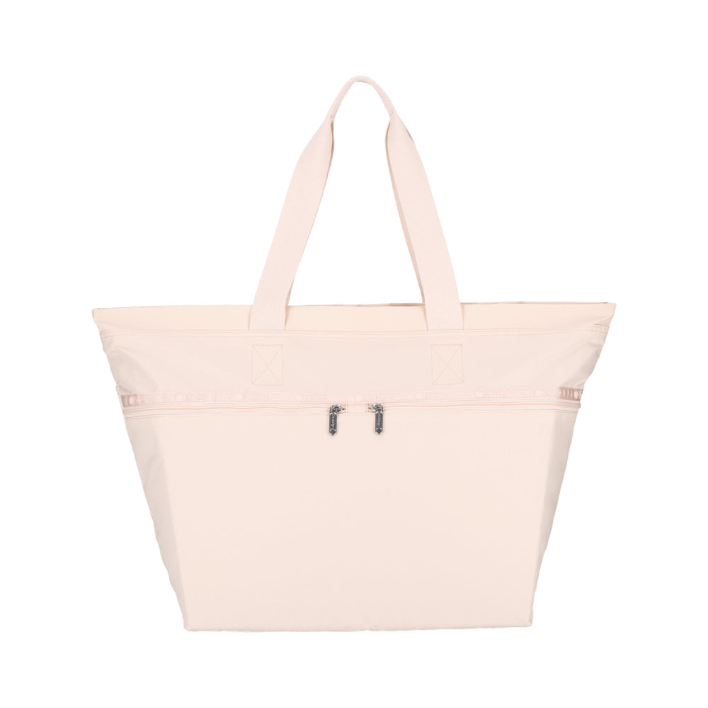 CARLIN ZIP TOP TOTE BAG 簡約兩側拉鍊托特包 - 晨曦桃粉