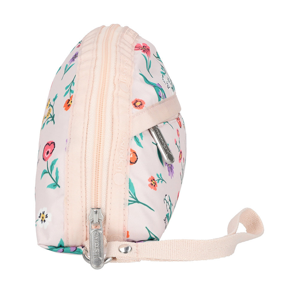 2-ZIP WRISTLET 雙拉鍊手拿包 - 輕舞野花