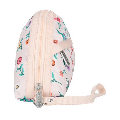 2-ZIP WRISTLET 雙拉鍊手拿包 - 輕舞野花