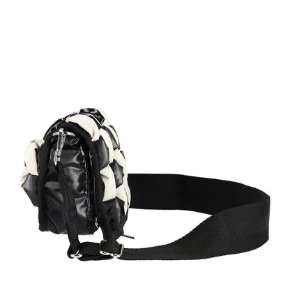 CONV WOVEN CLUTCH 兩用手拿肩背包 - 夜黑珠光