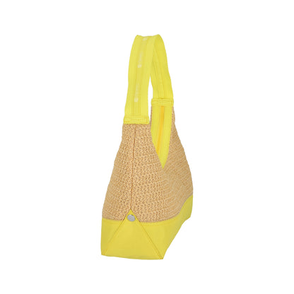 RAFFIA SHOULDER BAG 肩背包 - 拉菲報春黃