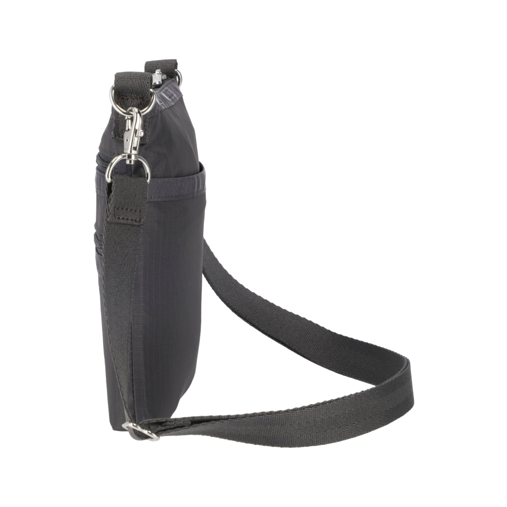 3 ZIP CROSSBODY 三層拉鍊斜背包 - 夜幕灰