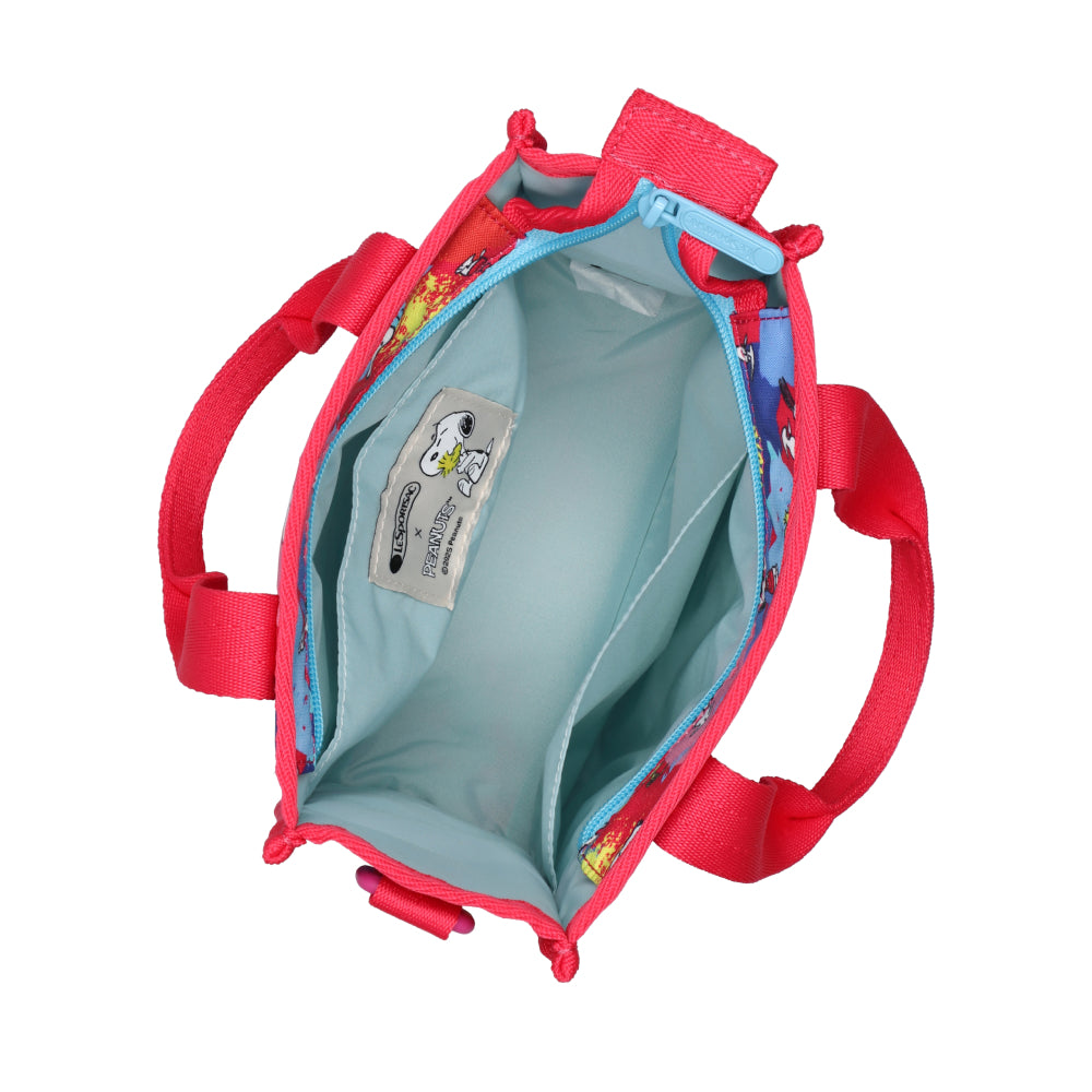 MINI N/S TOTE 迷你方型托特包 - PEANUTS 童趣時光