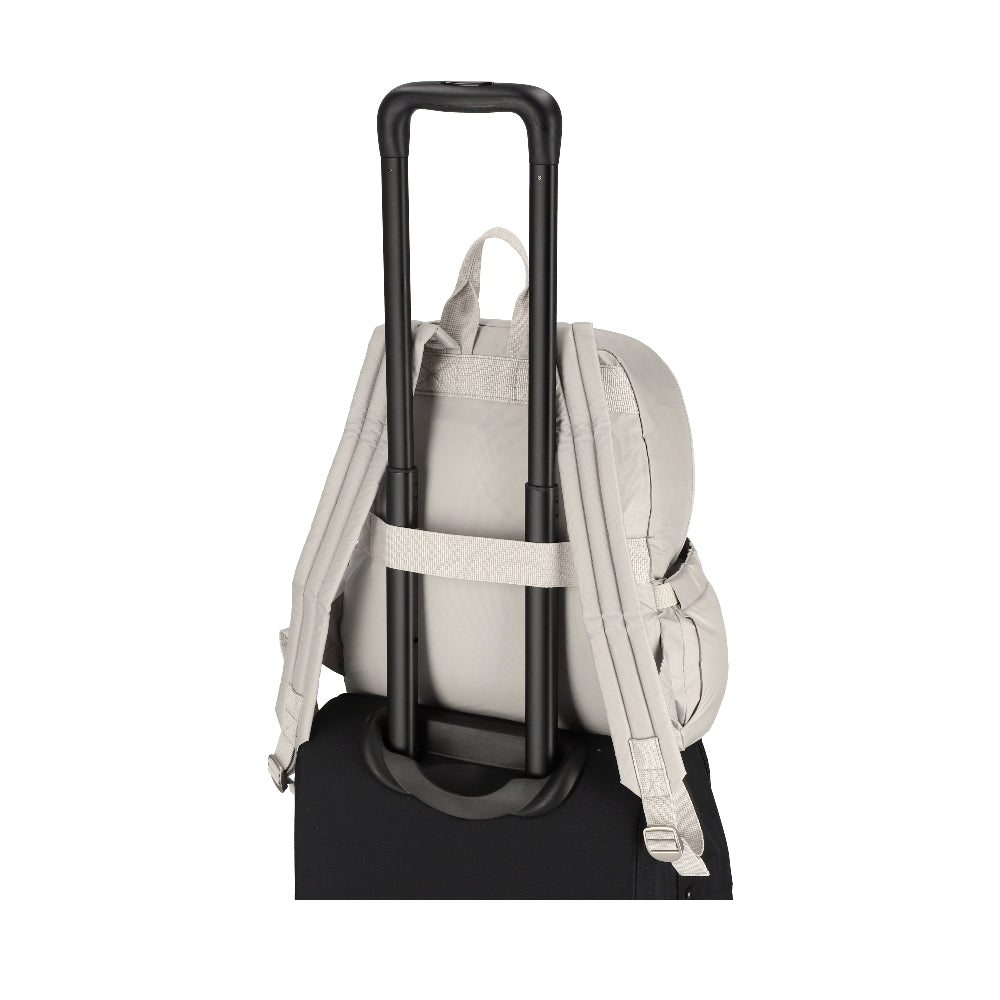 ESSENTIAL MED BACKPACK 中型日常後背包 - 淺棕灰