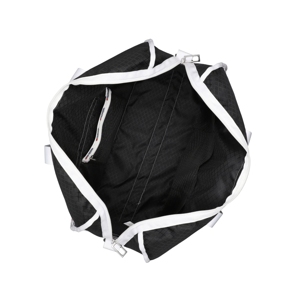 USA DELUXE LG WEEKENDER 奢華大型旅行袋 - USA簡約黑白