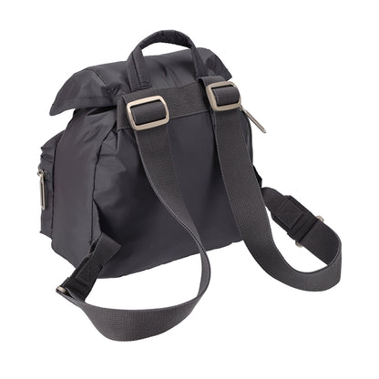 MINI BACKPACK 迷你扣環後背包 - 夜影灰