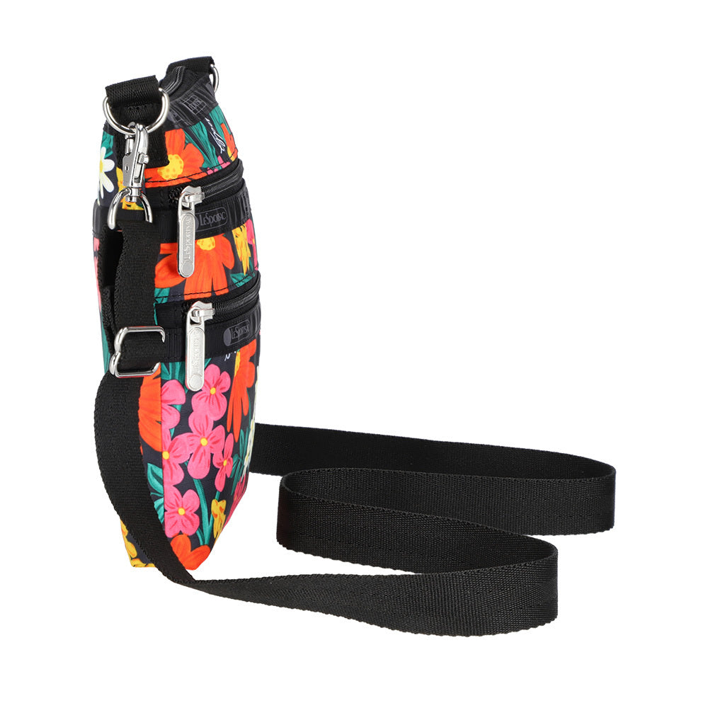 3 ZIP CROSSBODY 三層拉鍊斜背包 - 繽紛花園