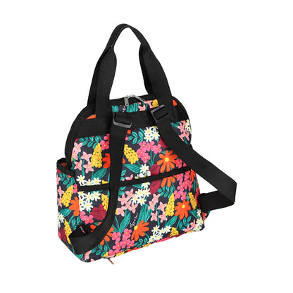DOUBLE TROUBLE BACKPACK 兩用後背包 - 繽紛花園