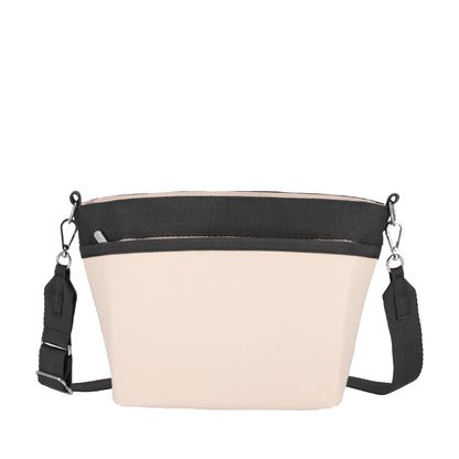 SMALL BUCKET BAG 小型斜背方形包 - 晨曦桃粉/夜幕灰